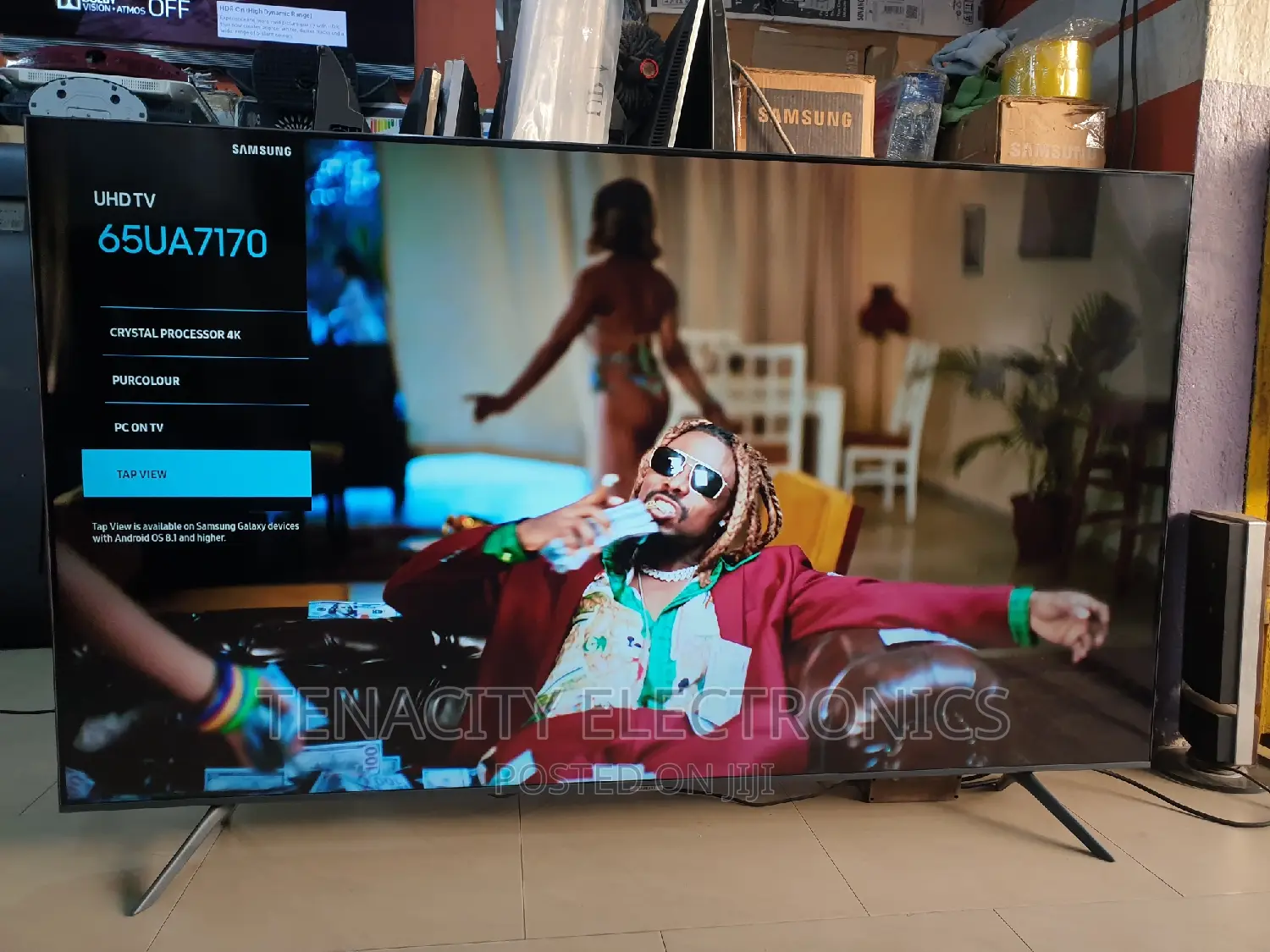 65"Crystal Uhd Samsung HDR Smart Satellite Tv