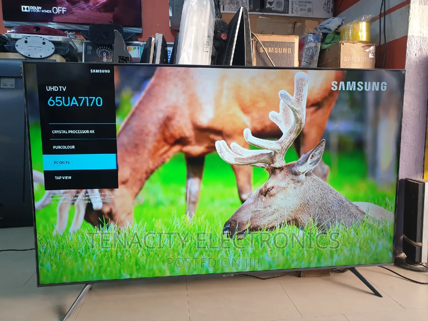 65"Crystal Uhd Samsung HDR Smart Satellite Tv