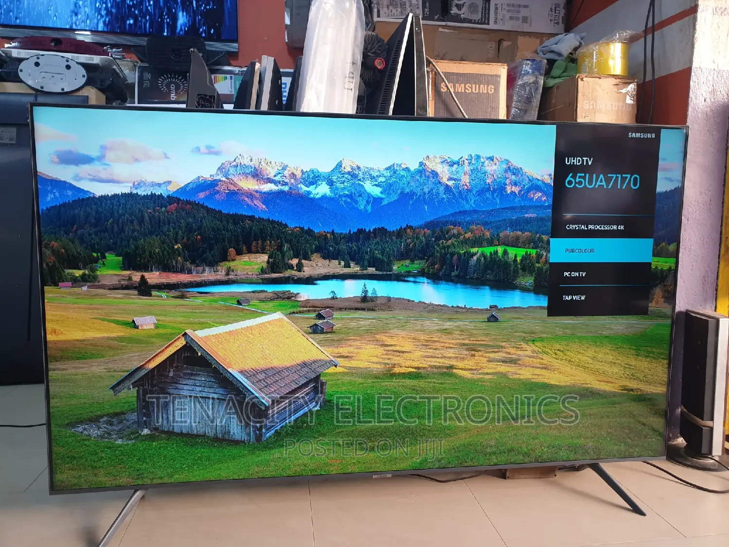 65"Crystal Uhd Samsung HDR Smart Satellite Tv