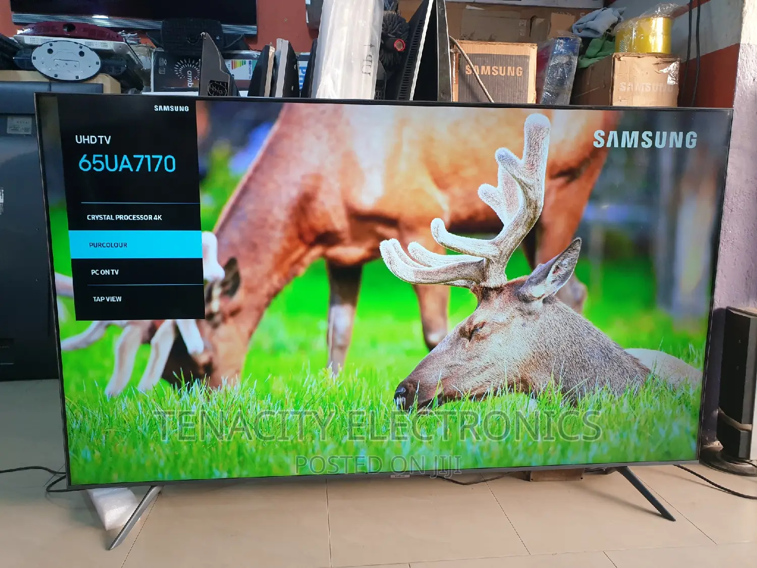 65"Crystal Uhd Samsung HDR Smart Satellite Tv