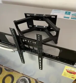 Authentic Adjustable Double Arm Tv Mount(Black) 