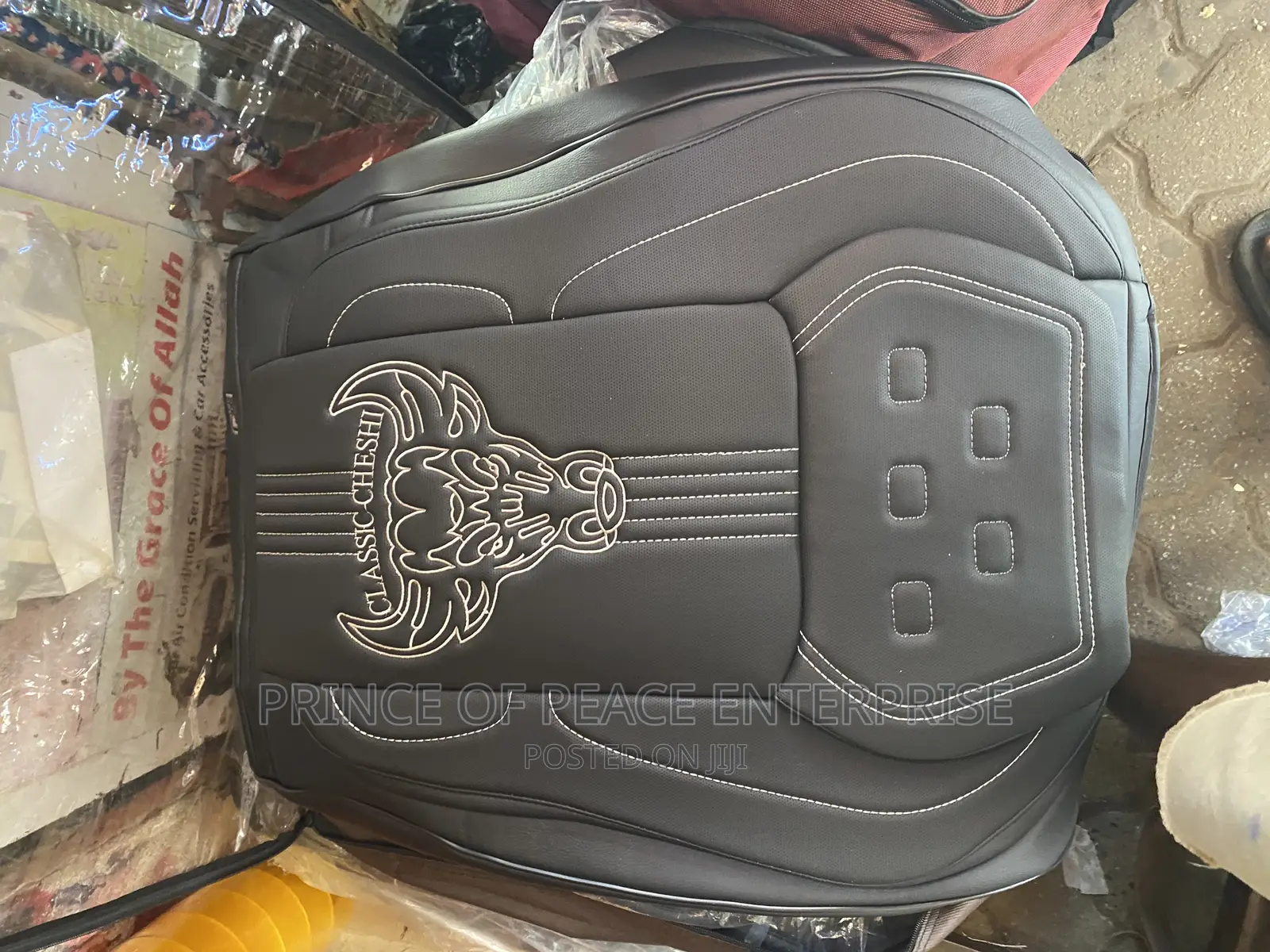 Seat Cover ( Chicago Bull ) Leather