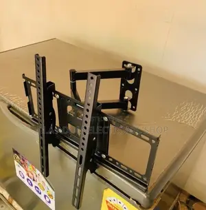 Adorable Adjustable Corner Tv Mount for 32”-55”(Black).