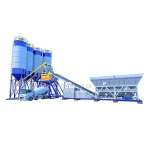 Batching Station . Concrete Mixing Plant