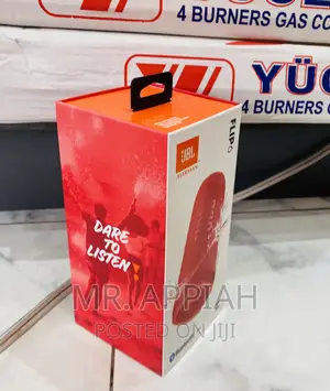 Original JBL Flip 6 Rechargeable Bluetooth Speaker(Red).