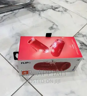 Shop Classic JBL Flip 6 Rechargeable Bluetooth Speaker(Red)
