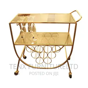 Trolley Bar With Glass Top (Havas)