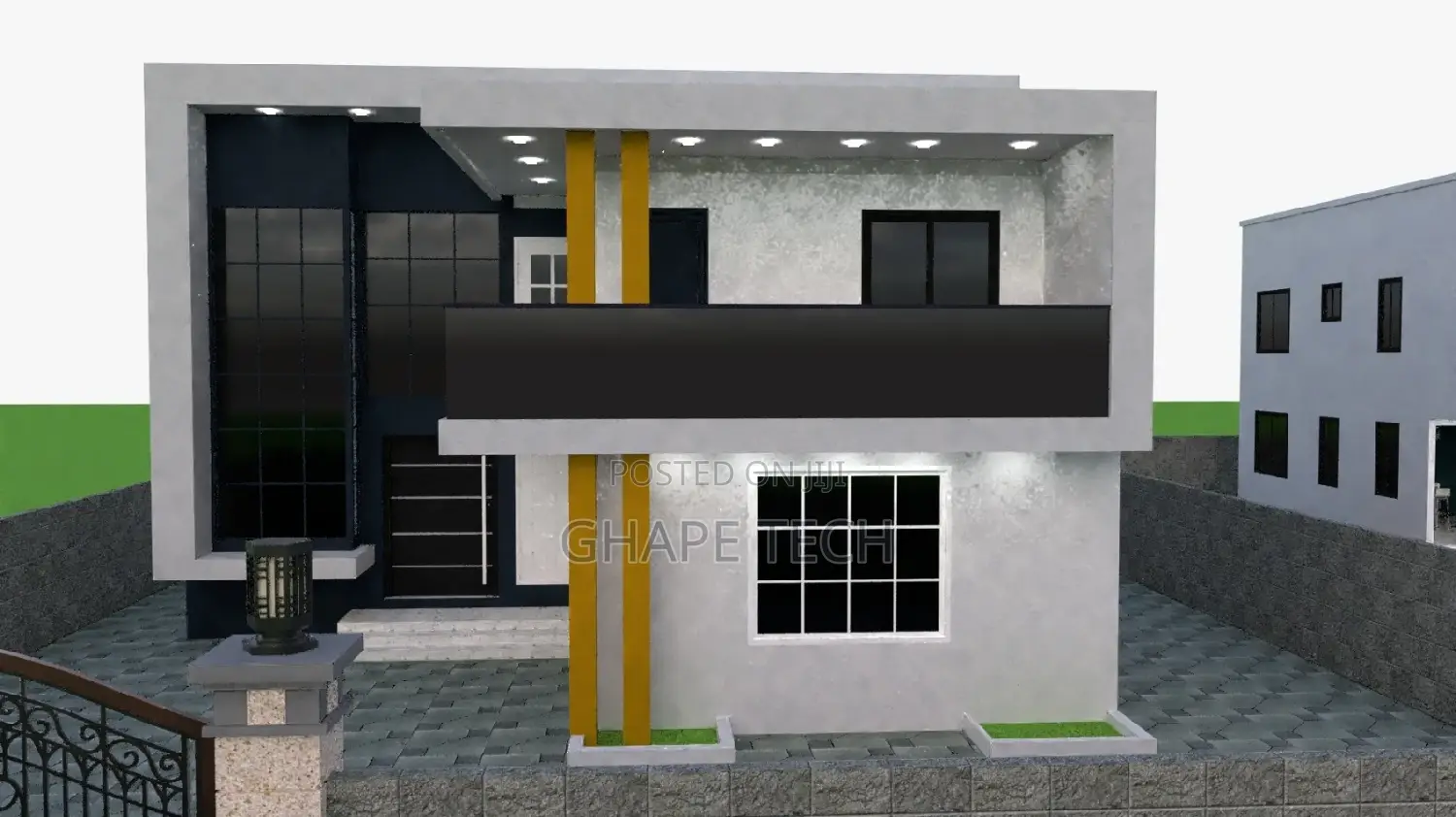 Architectural Drawing for a 4 to 5 Bedroom Apartment Storey