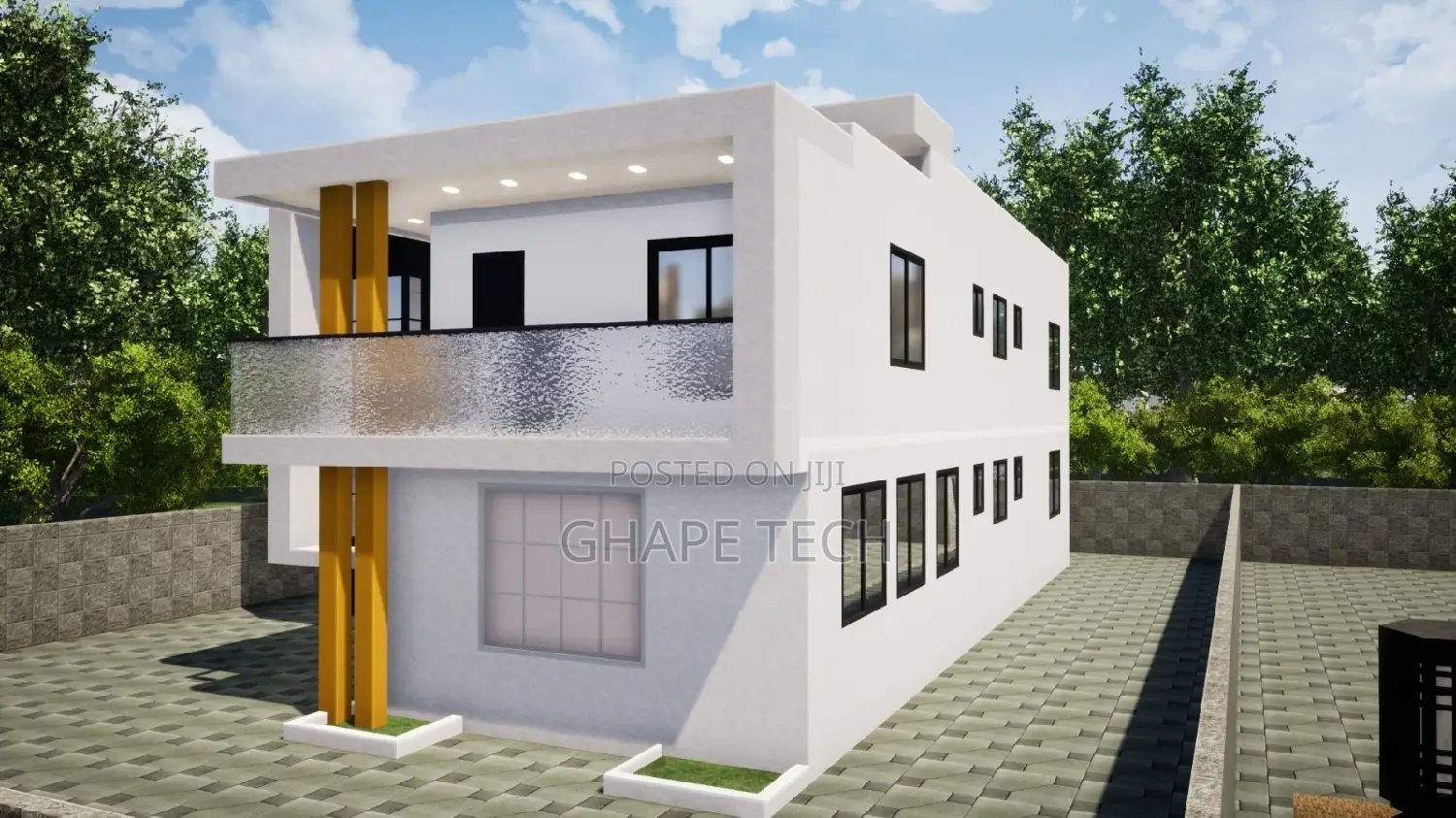 Architectural Drawing for a 4 to 5 Bedroom Apartment Storey