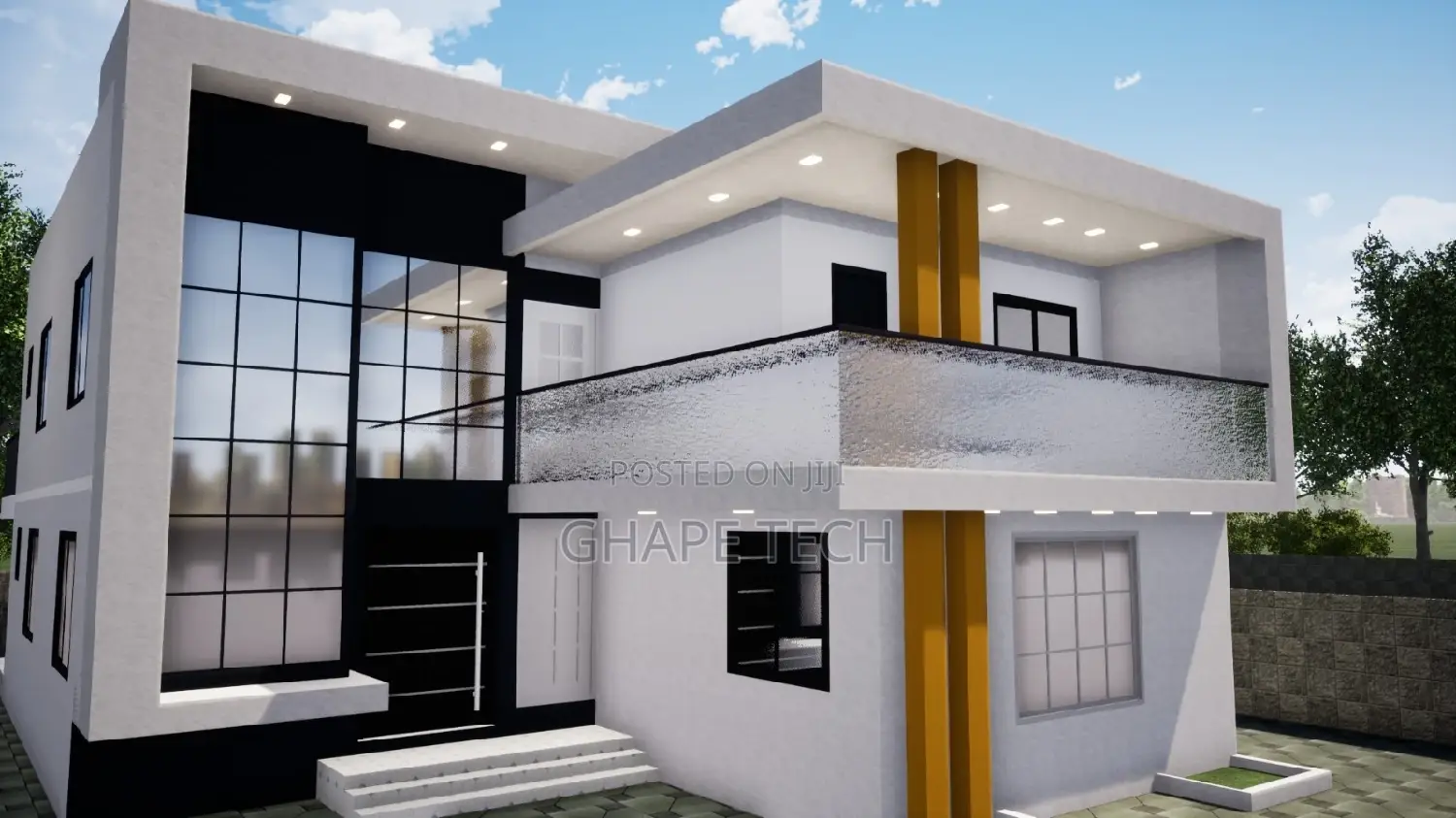 Architectural Drawing for a 4 to 5 Bedroom Apartment Storey