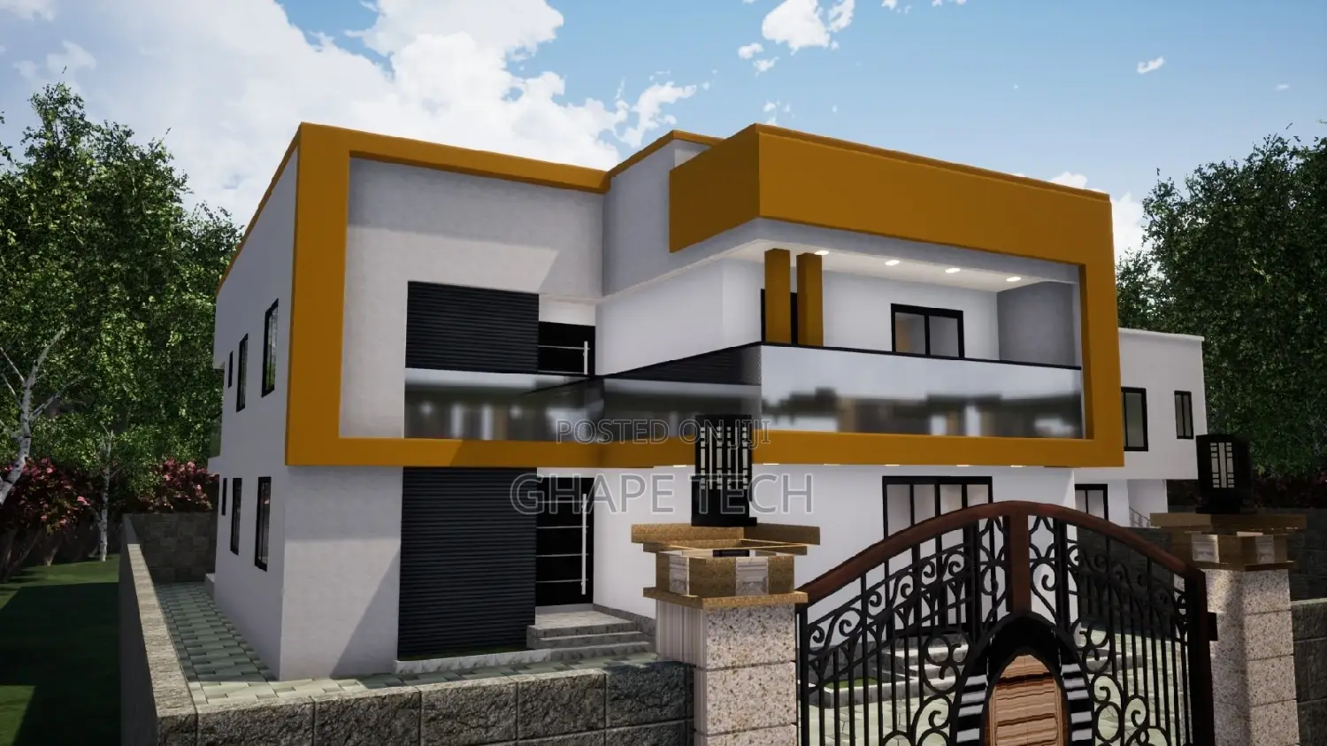 Architectural Drawing for a 4 to 5 Bedroom Apartment Storey