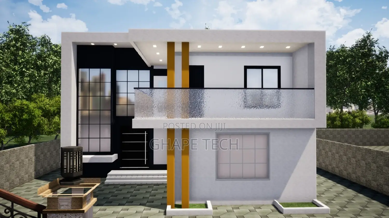 Architectural Drawing for a 4 to 5 Bedroom Apartment Storey