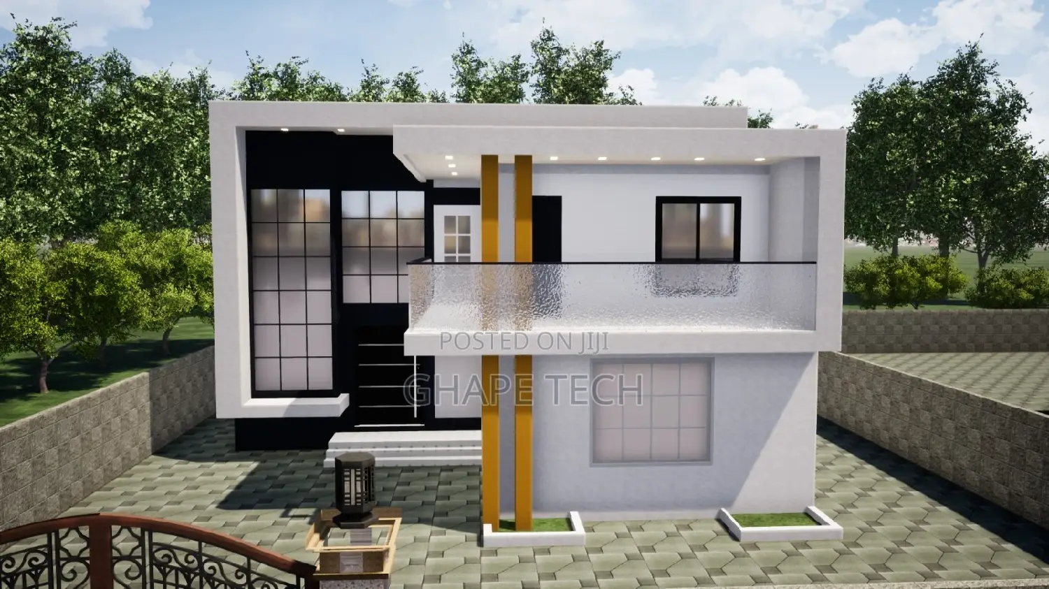 Architectural Drawing for a 4 to 5 Bedroom Apartment Storey
