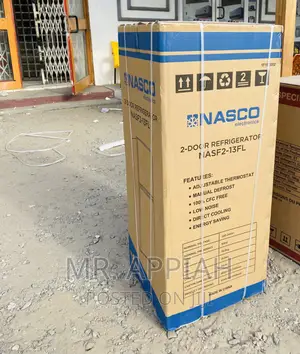 Fast Cooling Nasco Nasf2-13fl 2 Door Electric Fridge(Gray)