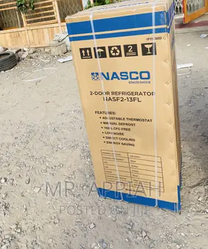 Energy Sufficient Nasco  Electric Fridge(Nasf2-13fl)Gray