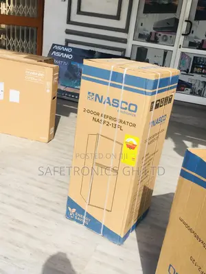 Nasco Doubledoor Gray Nasf2-13fl Electric Fridge Topfreezer