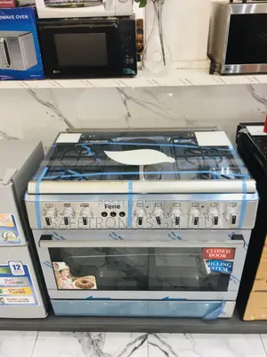 60x90 Oven With Grill Ferre Gray 2 Gas 4 Electric Glass Lid