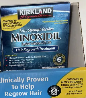 Undiluted Kirkland Minoxidil -Full Pack [Beard and Hairline]