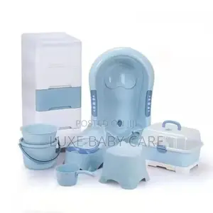 Bath Set With Clothing Storage