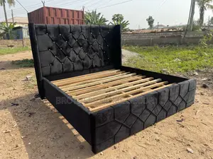 Fabric Queen Size Bed Frame 72x75 ||  Durable And Affordable