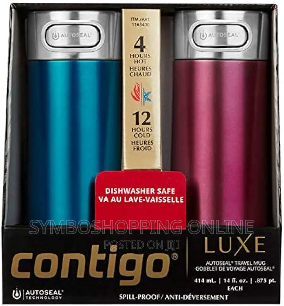 Contigo Luxe Autoseal Leak Proof Travel Mug- 655ghs for Both