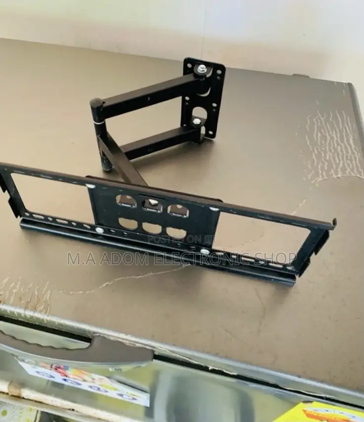 Basic Black Adjustable Corner Tv Mount for 32” to 55” 