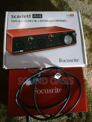 Focusrite Scarlett 4i4 3rd Gen USB Recording Interface