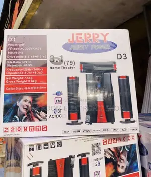 Sealed in Box Jerry JR-D3 Bluetooth Home Theater(Black).