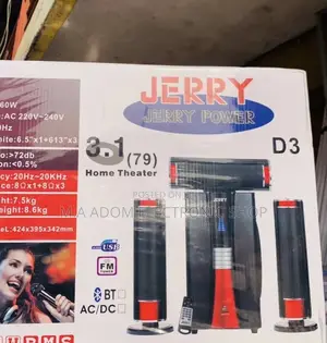 Fresh in Box Jerry JR-D3 Bluetooth Home Theater 