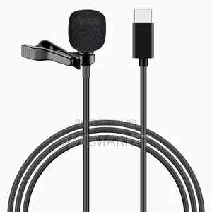 Type-C Lavalier Lapel Microphone for Quality Voice Recording