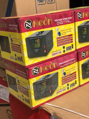 Neon Double Stabilizer/ Voltage Regulator 2000V