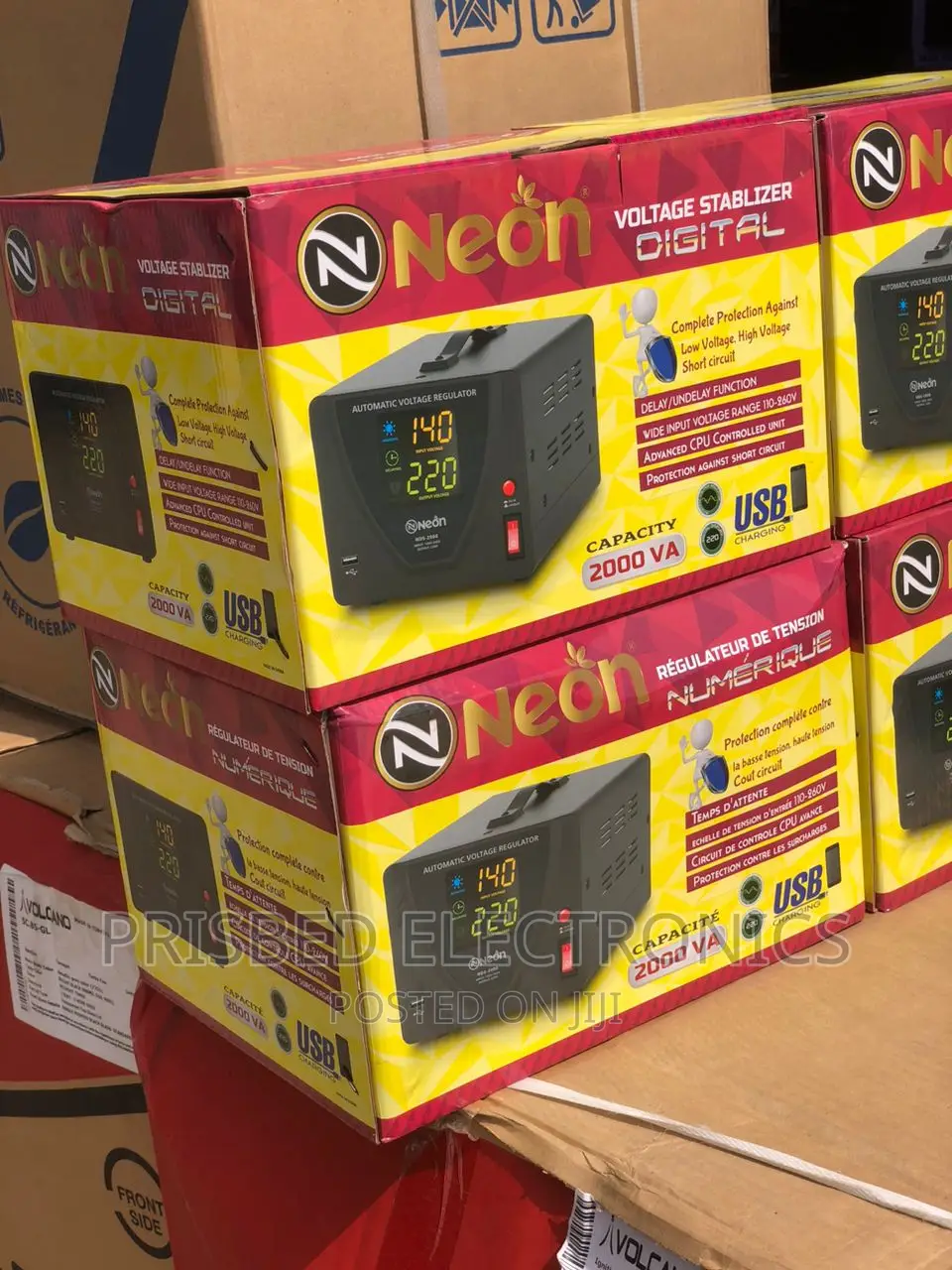 Neon Double Stabilizer/ Voltage Regulator 2000V