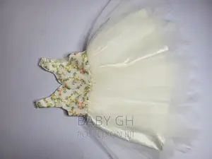 Cut-Out Floral Design Girls Occasion Dress