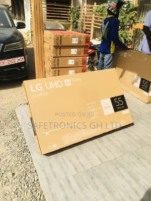 Black Glossy Lg Led 55 Inches Uhd Ur73 Smart Tv