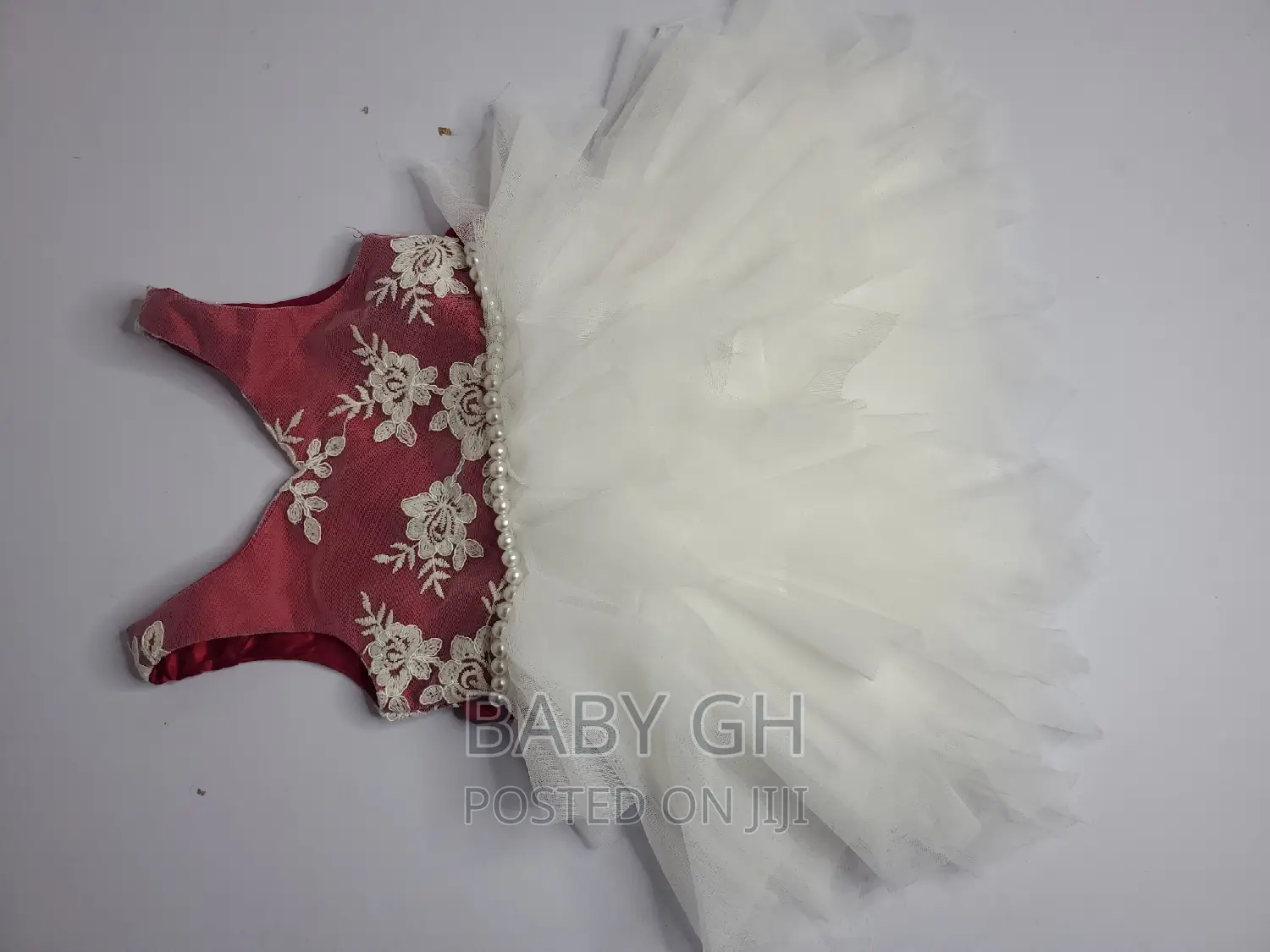 Girls Red Occasion Dress
