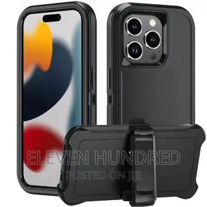 iPhone 15 14 13 12 11 Defender Case Hybrid Shockproof Cover