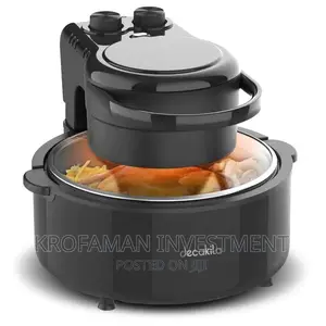 Decakila Keec045b Transparent Air Fryer - Halogen Oven