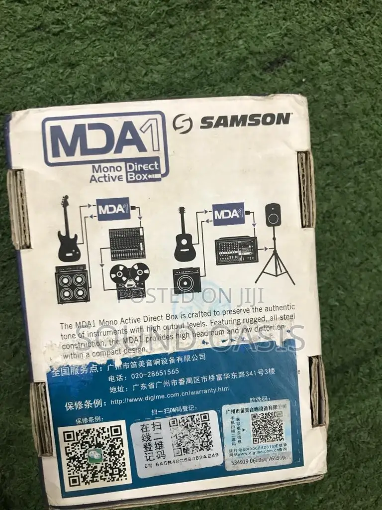 Samson MDA1 Mono Active Direct Box