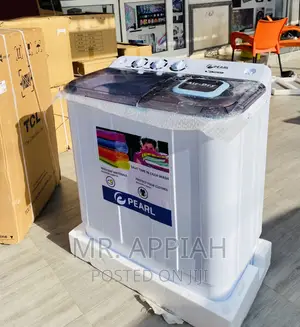 Energy Efficient Pearl 12kg Electric Washing Machine(White)