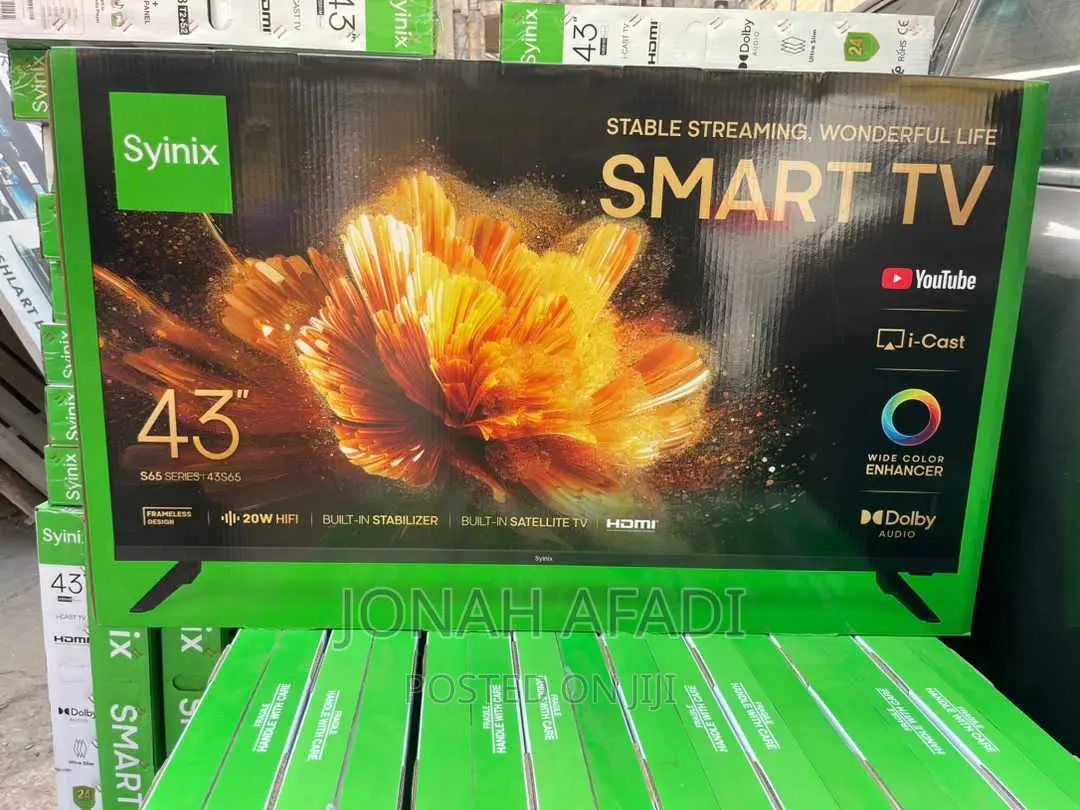 Syinix 43inch Full Hd Smart Tv With Google Assistant