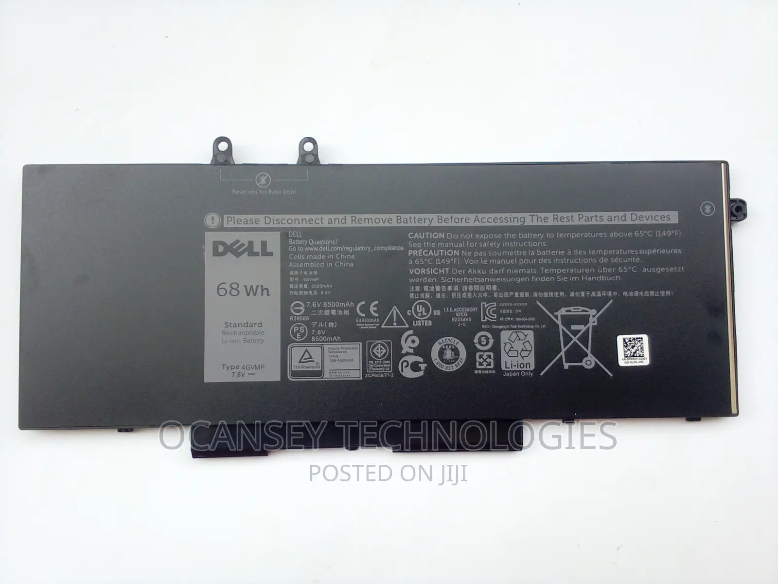 Original Dell 4gvmp Battery For Latitude 5400 5500 5410