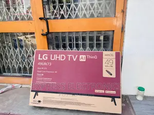 Grab Your Favorite  TV  UHD Smart LG 49”UN7340