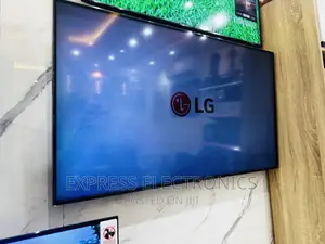 Sleek Slim Glossy Black LED Smart Lg 65”IR73