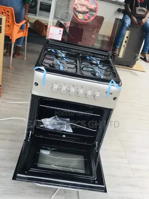 4 Gas 60x60 Ferre Gray Oven With Grill Glass Lid Cooker