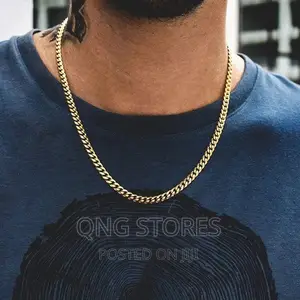 Unisex Cuban Link Chain Necklace