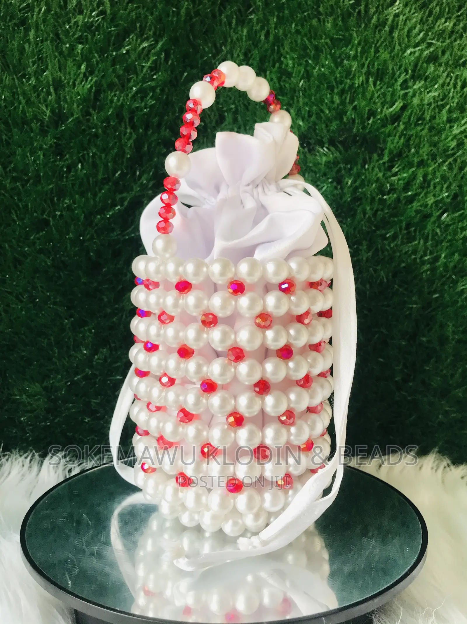 Beaded Pearl Bag