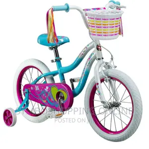 Schwinn Piston 16" Kids' Bike - Green/Pink