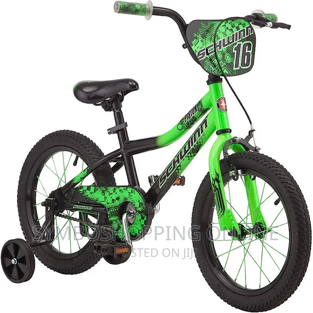 Schwinn Piston 16" Kids' Bike - Green/Pink