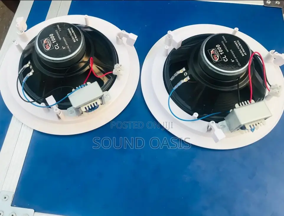 GLS -CL 1000 40watt 8" 2-Way in-Ceiling Speakers (Pair)