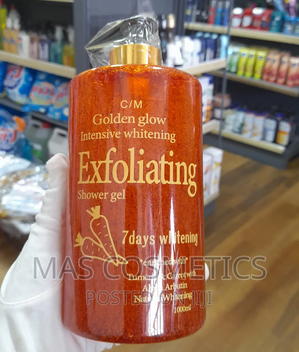 Golden Glow Intensive Whitening Exfoliating Shower Gel